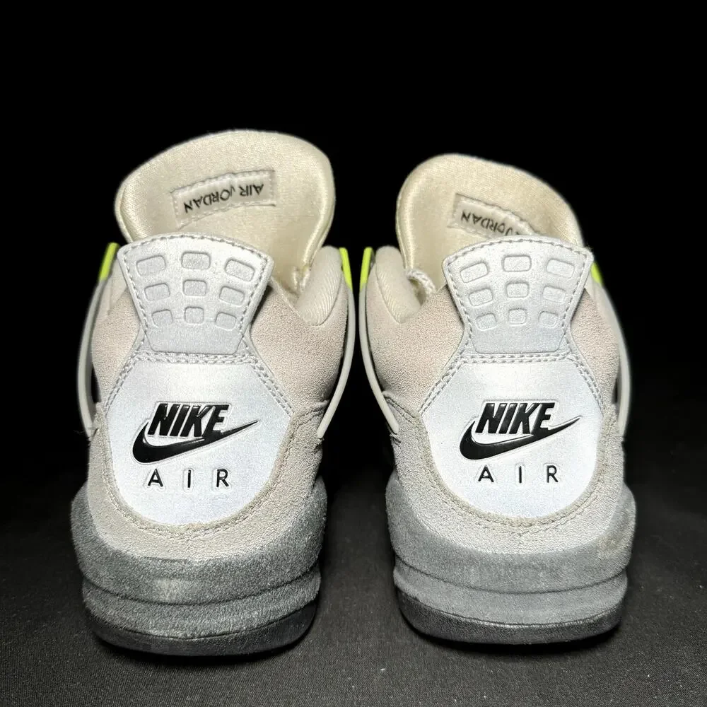 Size 4 - Nike Air Jordan 4 Retro SE GS Neon 95 2020 Shoes